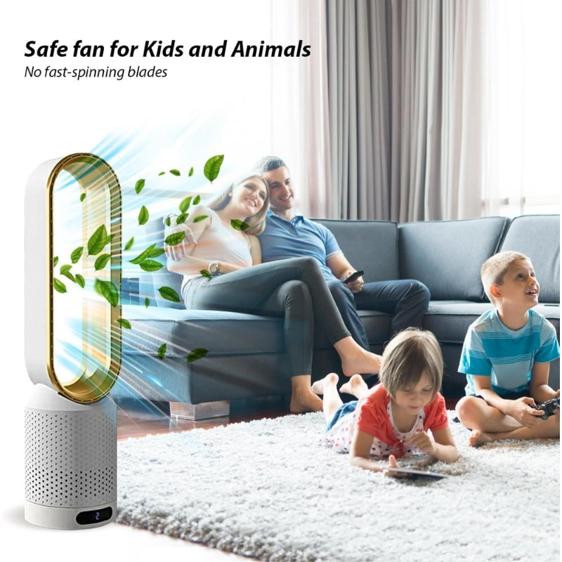 Bladeless Air Purifier Heater and Cooler | Energy-Efficient