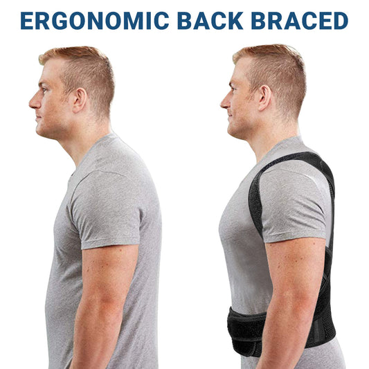 Posture Corrector Back Brace – Adjustable Lumbar Support Belt for Back Pain Relief & Spine Alignment | Unisex UK