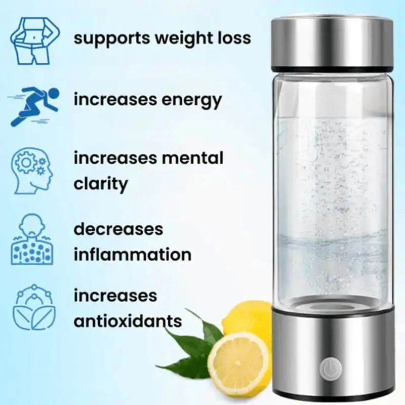 Aquyn Hydroclear Hydrogen Water Bottle – Premium Hydrogen-Rich Water Bottle for Daily Health