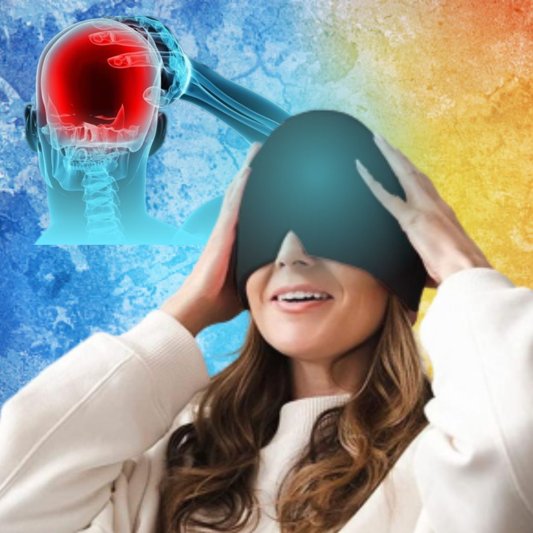 MysticEase™ | Migraine Relief Cap for Headaches | Adjustable Comfort & Cooling Therapy for Instant Pain Relief