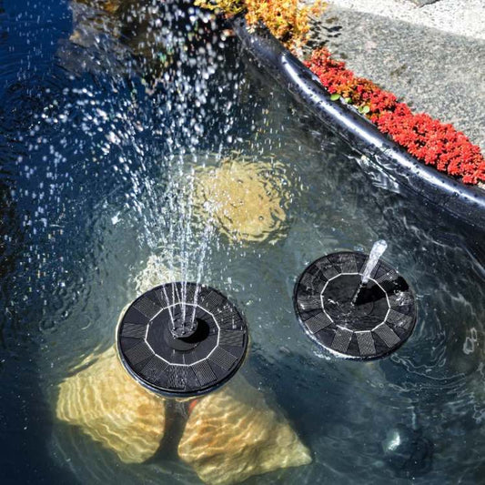 Solar-Powered Dancing Water Fountain with LED Lights for Garden, Patio, and Outdoor Decor