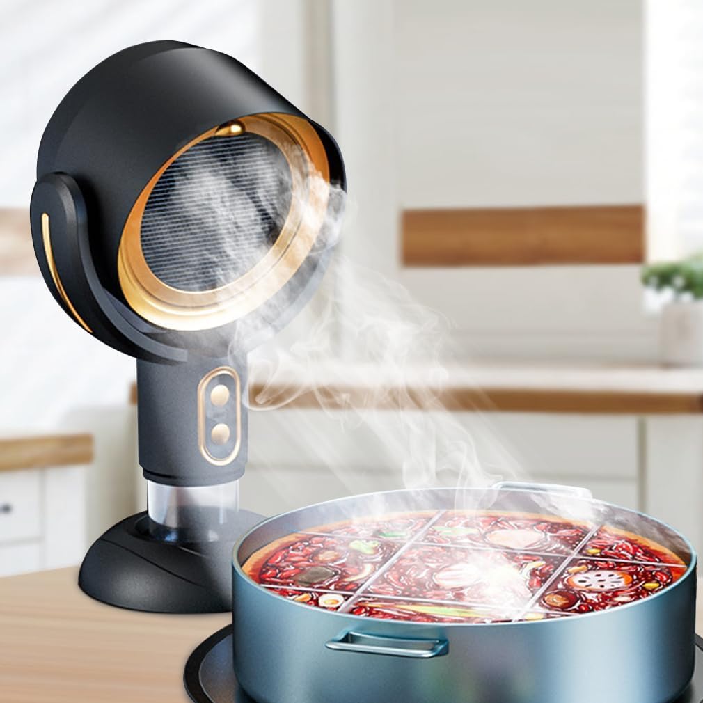 AetherVent™ | Portable Range Hood | Powerful Rechargeable Kitchen Exhaust Fan | Ideal for Any Space & Cooking Needs