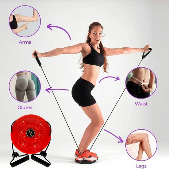 Waist Whisper Twisting Disc Pro | Magnetic Massage Balance Board for Core Strength & Waist Training at Home