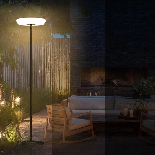 Solar Outdoor Adjustable Lamp with LED Light - Waterproof Garden Lighting for Pathway, Patio, and Yard Use