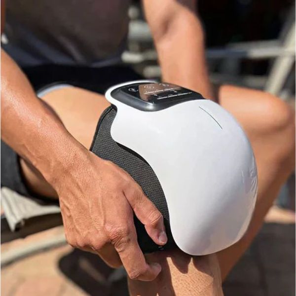 Knee Massager with Red Light Therapy for Pain Relief and Muscle Recovery