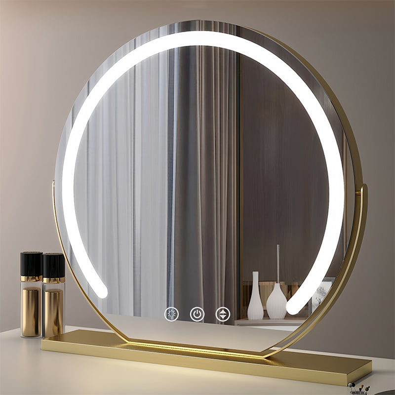 LED Touch Control Vanity Mirror | 360° Rotatable. Dimmable Light & Ideal for Daily Makeup and Skincare Applications