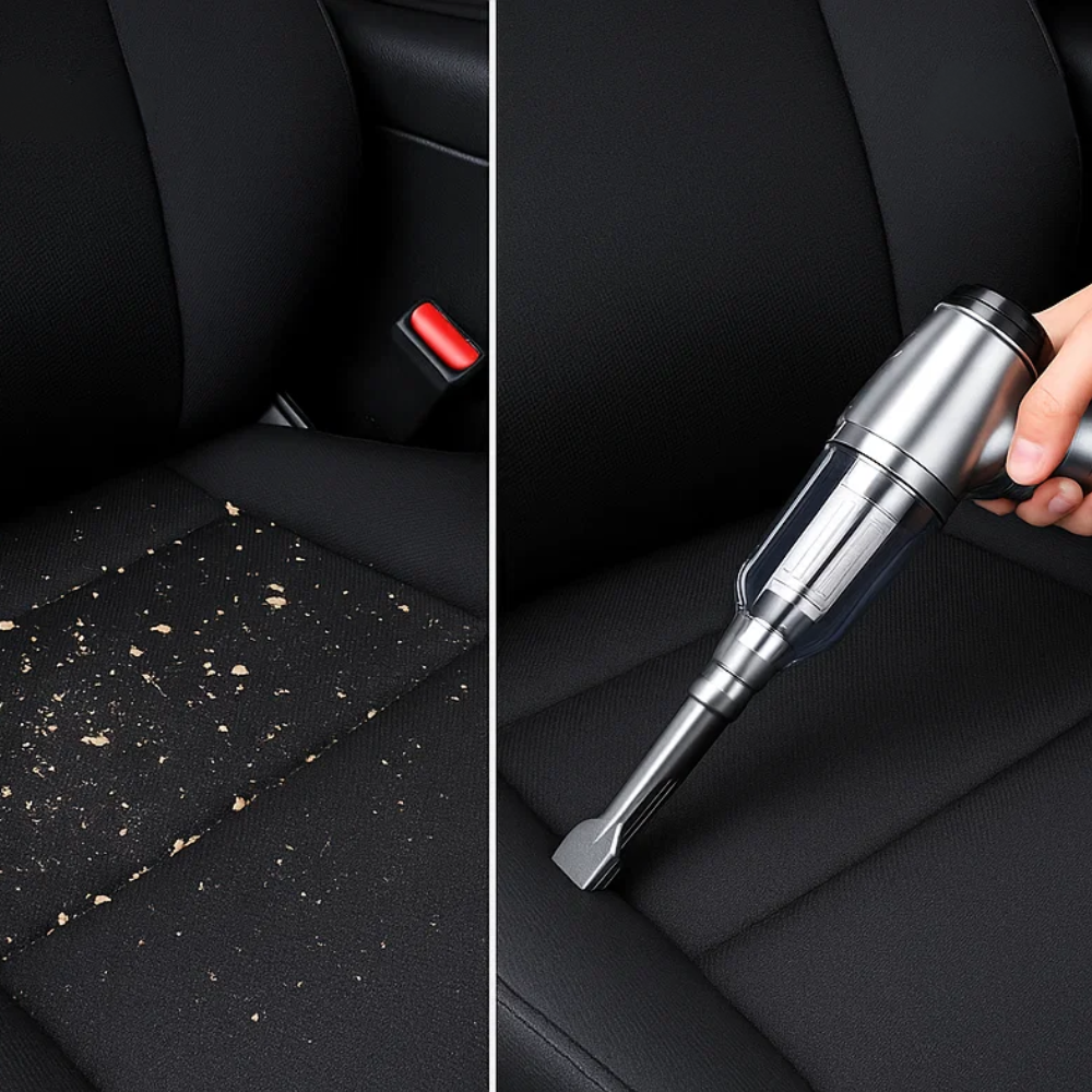 Car Vacuum Cleaner - Powerful and Compact Car Vac for Quick Cleaning