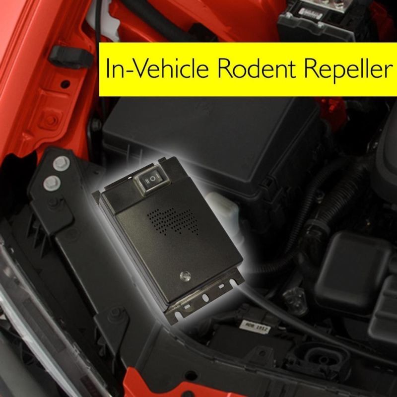 Ultrasonic Car Mice Repeller | Portable. Self-Powered & Effective for Vehicle Protection Against Rodents