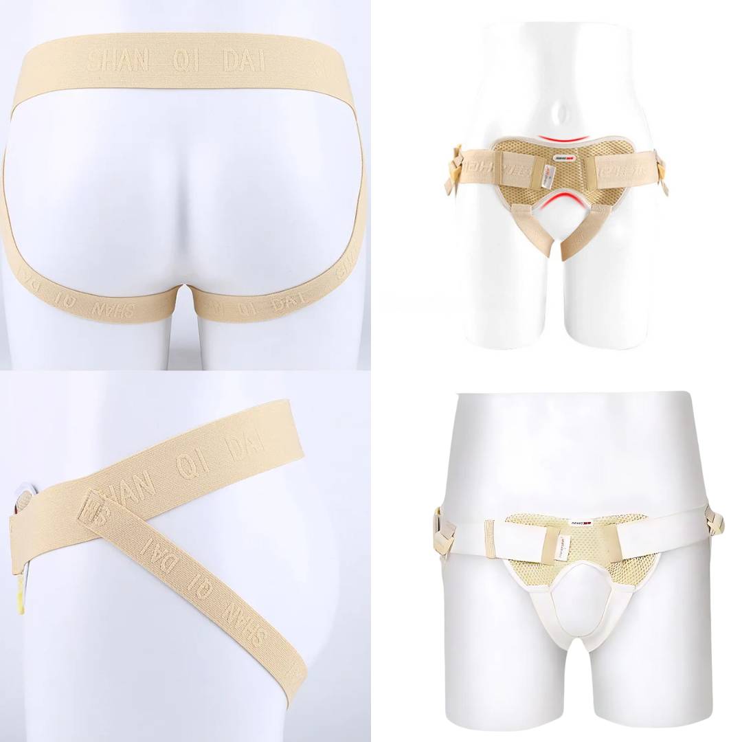 Adjustable Inguinal Hernia Support Belt for Men | Comfortable Breathable Hernia Brace to Improve Mobility