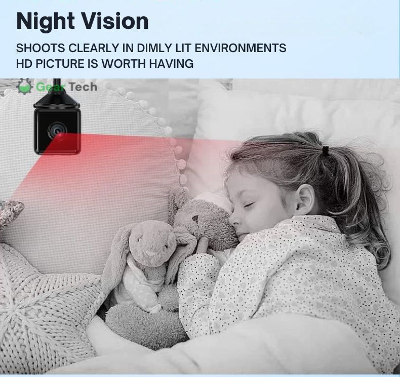 1080P Wireless WiFi Security Camera | Weather-Resistant, App-Controlled & Ideal for Indoor and Outdoor Surveillance | Small Closed Circuit Camera