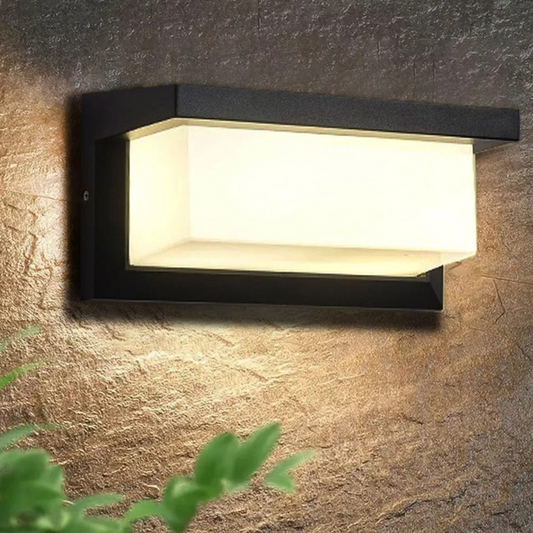Outdoor Wall Light | Waterproof LED Lantern with PIR Motion Sensor | Ideal for Patios, Porches & Walkways