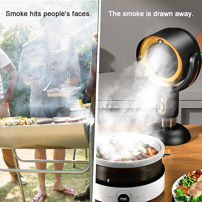 AetherVent™ | Portable Range Hood | Powerful Rechargeable Kitchen Exhaust Fan | Ideal for Any Space & Cooking Needs