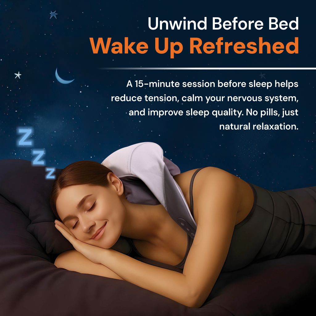 Heating Pad for Neck and Shoulder Pain Neck - Pain Relief, Electric, Portable, Adjustable Heat Function, Ideal for Home Use