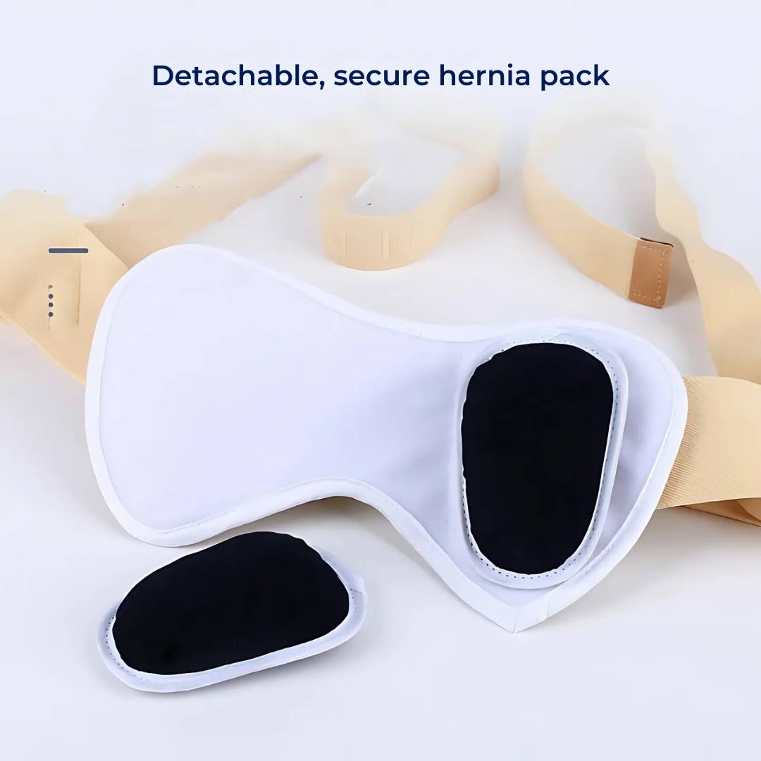 Adjustable Inguinal Hernia Support Belt for Men | Comfortable Breathable Hernia Brace to Improve Mobility