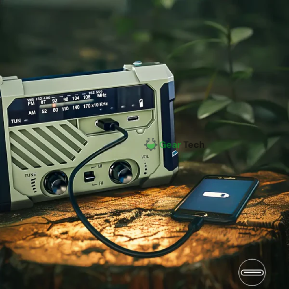 Multifunctional Wind Up Radio | Waterproof, Shock-Resistant & Ideal for Emergencies and Outdoor Adventures