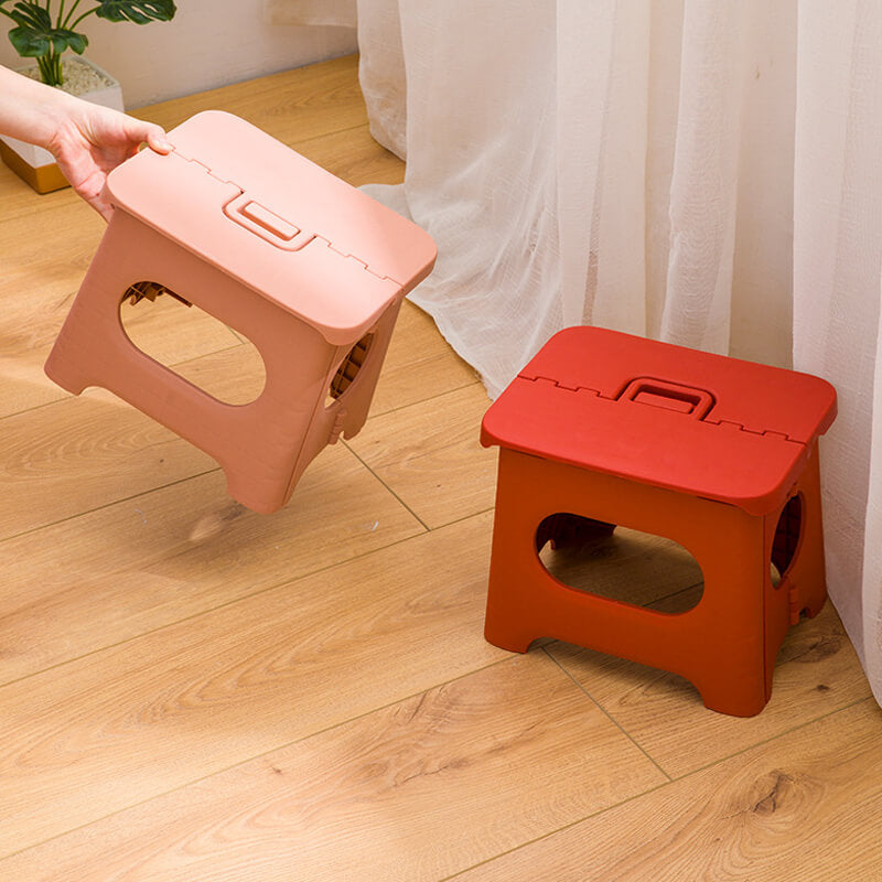 Folding Step Stool with Handle | Lightweight. Durable & Space-Saving for Kitchen. Bathroom. Office & Outdoor Use