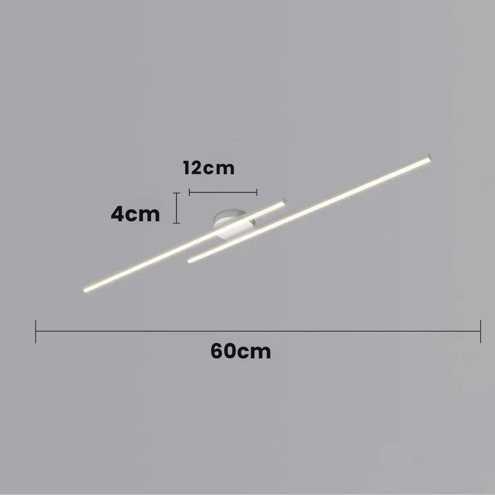 Minimalist Modern Hallway Lights β Long Strip Linear Ceiling Lamp, Close-to-Ceiling Chandelier, Remote Dimmable for Home Interiors