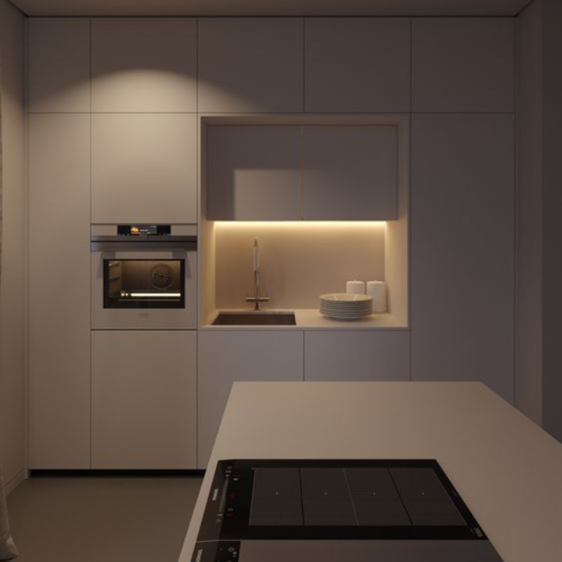 Ultra-Thin LED GlowLight – USB Rechargeable Motion Sensor Cabinet Light with Magnetic Backing for Kitchen, Wardrobe, or Closets