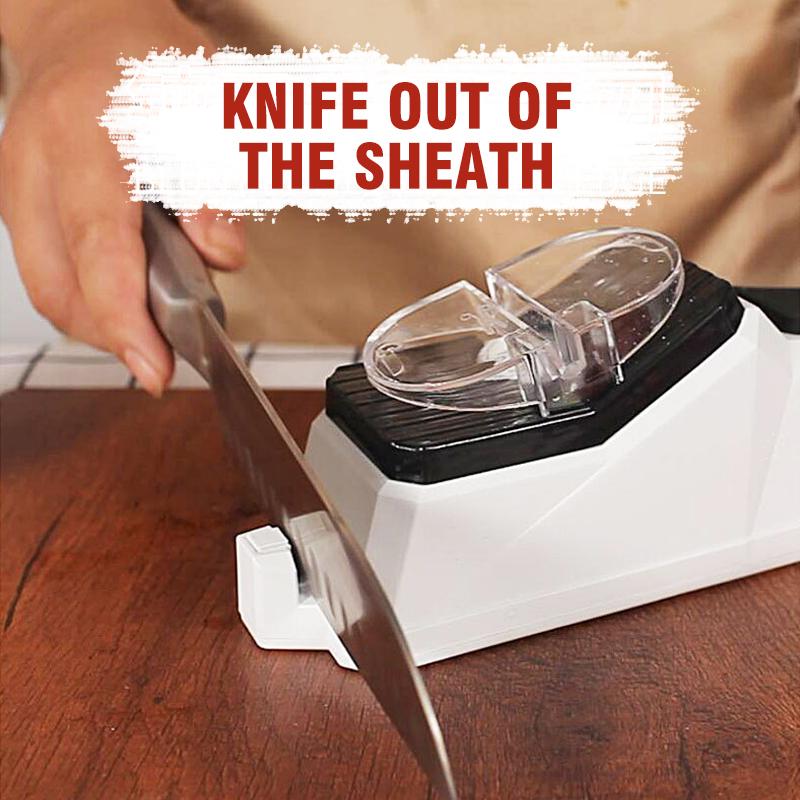 Electric Knife Sharpener for Kitchen - Professional Grade, 2-Stage Sharpening System for All Knife Types