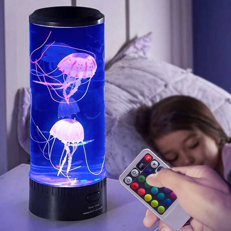 LED Jellyfish Lamp with Soft Glow – Aquatic Decor for Home, Office, and Relaxation Spaces