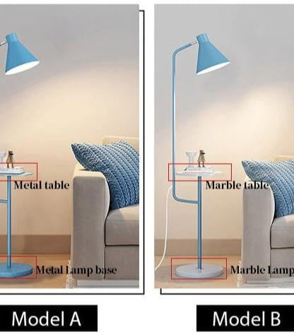 LED Macaron Floor Lamp - Colorful Adjustable Lighting Fixture for Living Room & Bedroom Decor