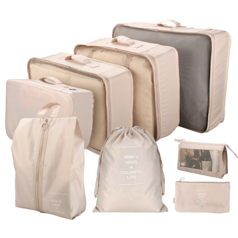 Easy-Pack Travel Cubes | 8-Piece Set for Organized Packing & Hassle-Free Travel