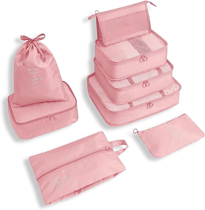 Easy-Pack Travel Cubes | 8-Piece Set for Organized Packing & Hassle-Free Travel