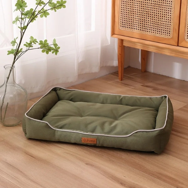 Orthopedic Memory Foam Dog Sofa Bed - Ideal for Arthritis, Large Dogs & Removable Covers