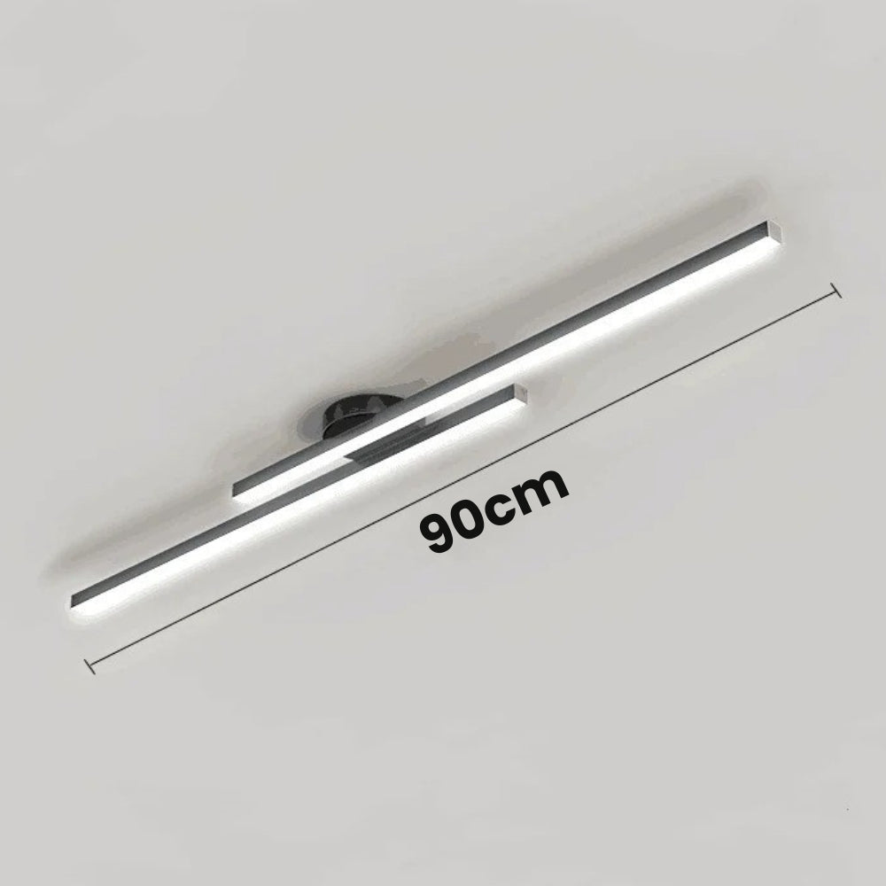 Minimalist Modern Hallway Lights β Long Strip Linear Ceiling Lamp, Close-to-Ceiling Chandelier, Remote Dimmable for Home Interiors