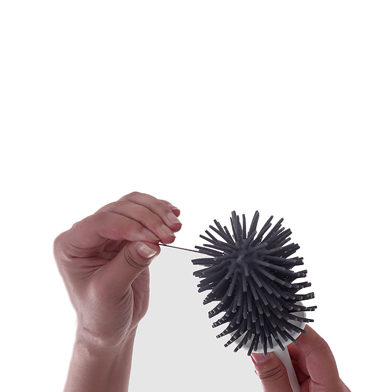Silicone Toilet Brush with Holder | Modern, Efficient Loo Brush for Home Cleaning