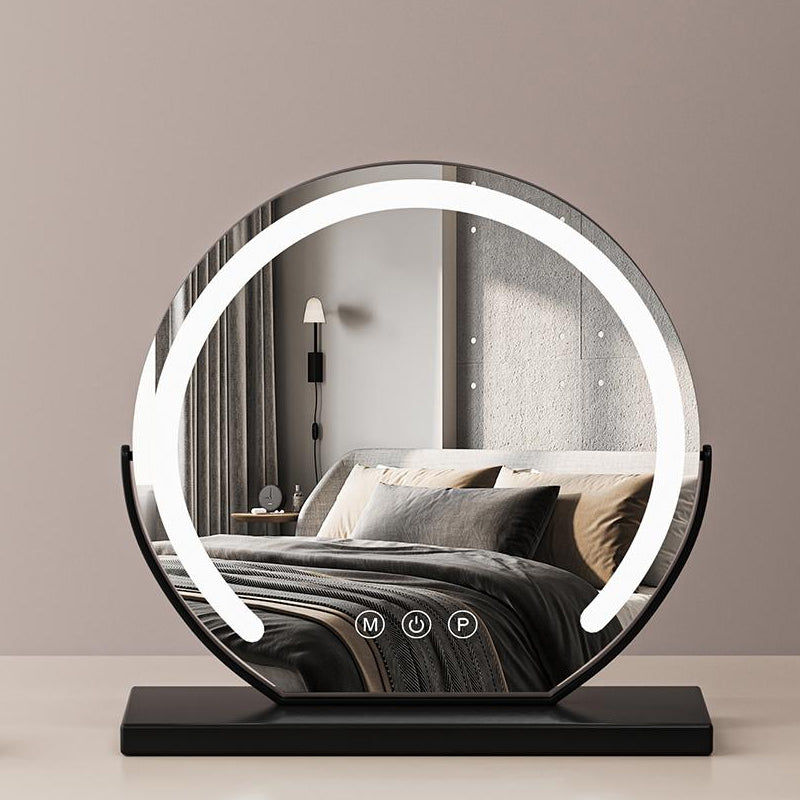 LED Touch Control Vanity Mirror | 360° Rotatable. Dimmable Light & Ideal for Daily Makeup and Skincare Applications