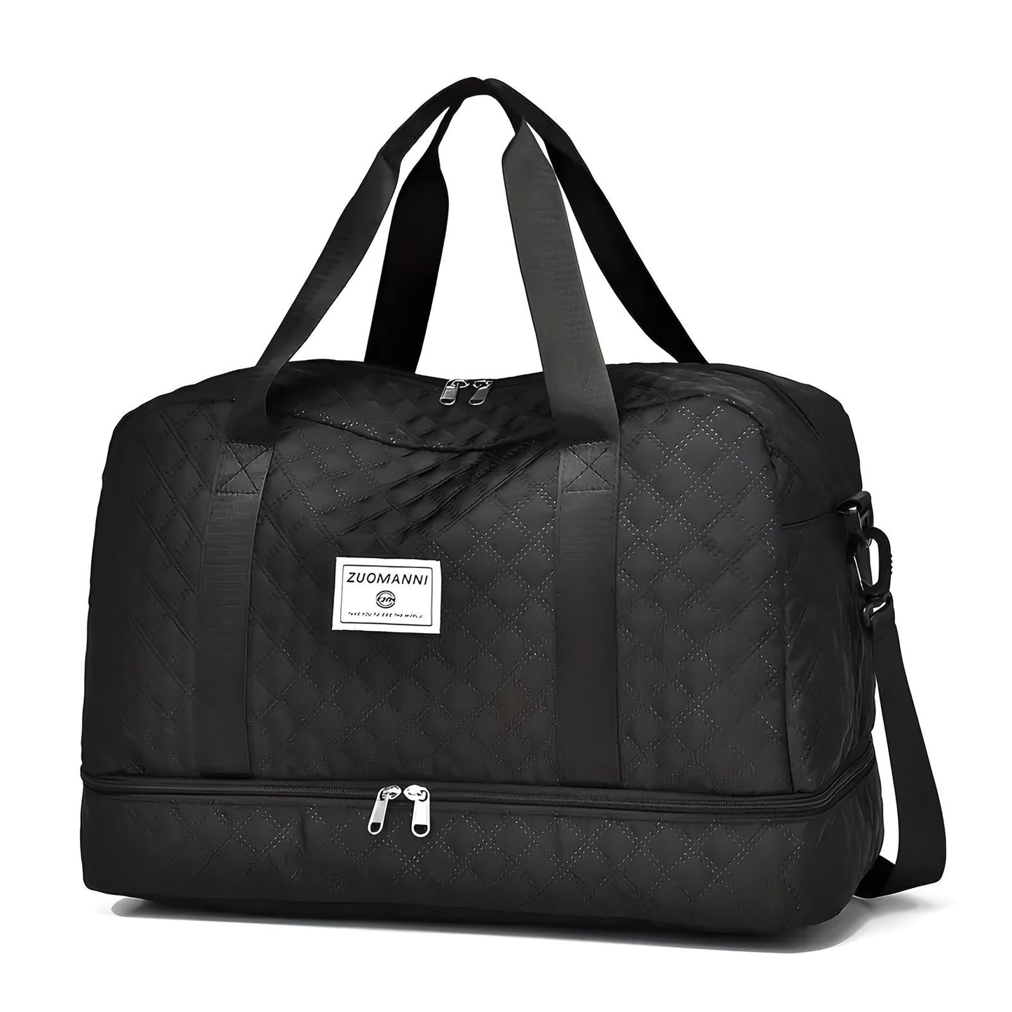 Spacious Weekender Duffle Bag | Water-Resistant, Multi-Compartment & Ideal for Short Trips and Gym Sessions