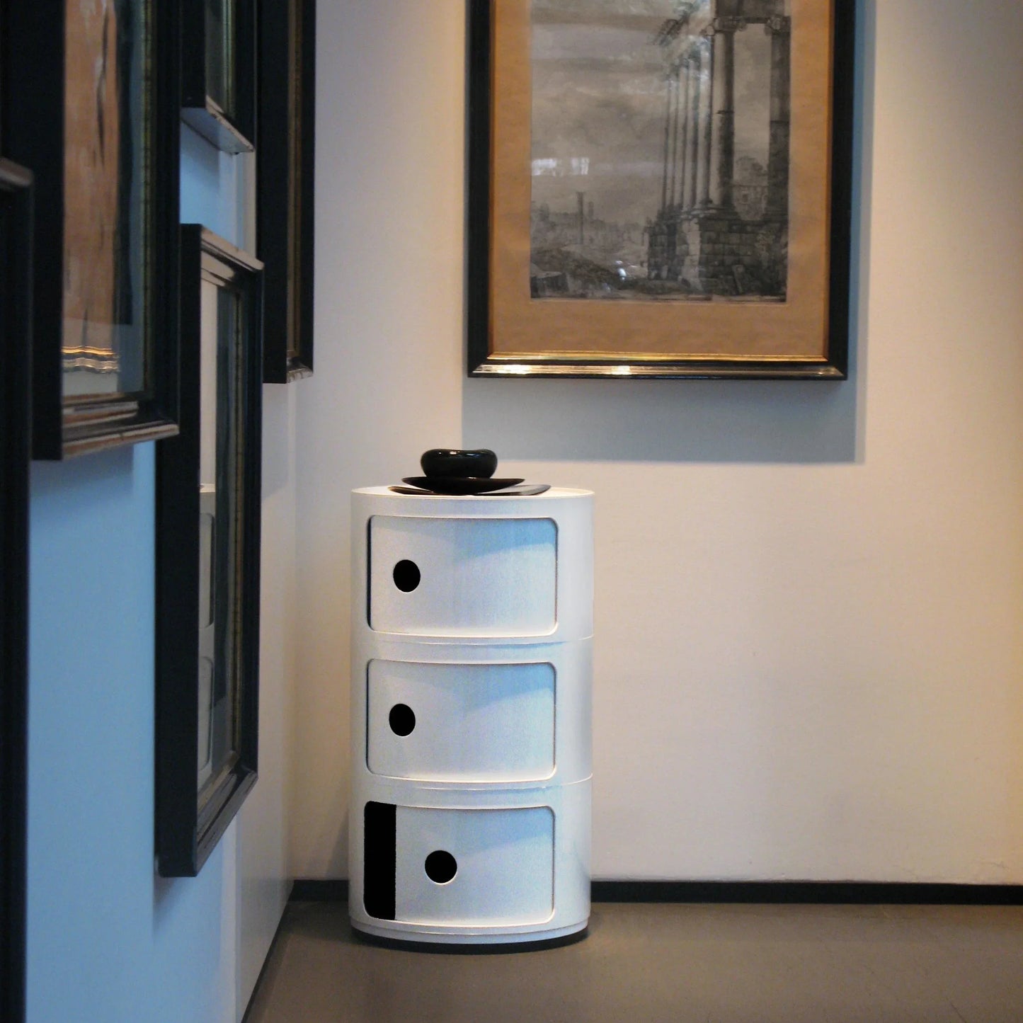 Metal Modular Storage Unit | Stackable. Durable Design with Sliding Doors for Home & Office Organization