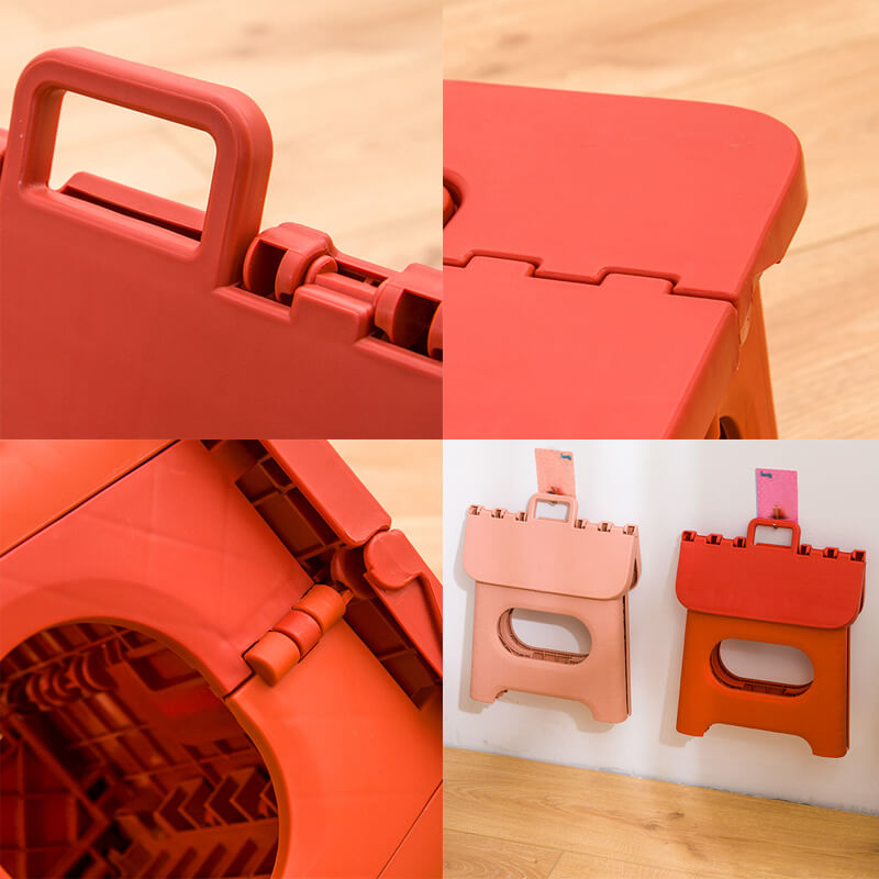 Folding Step Stool with Handle | Lightweight. Durable & Space-Saving for Kitchen. Bathroom. Office & Outdoor Use