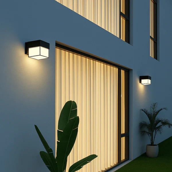 Outdoor Wall Light | Waterproof LED Lantern with PIR Motion Sensor | Ideal for Patios, Porches & Walkways