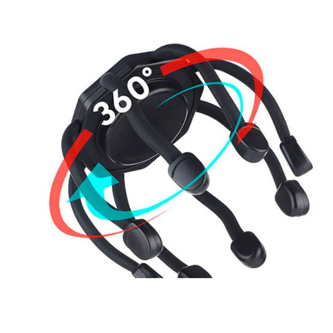 Smart Electric Octopus Head Massager Machine for Scalp Massage, Stress Relief, Improved Sleep & Multi-Directional Vibration