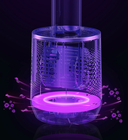 Bladeless Air Cooler & Purifier – 3-in-1 Tower Fan with 8-Speed Cooling | Quiet, Portable Fan for Bedroom & Home Office UK