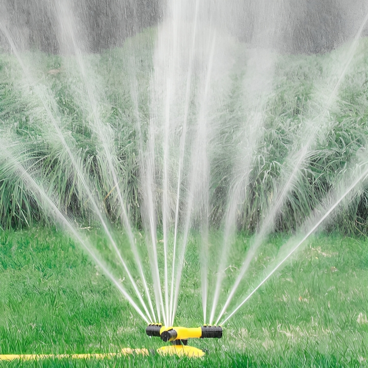 Rotating Sprinkler for Lawn | 360° Coverage, Water-Saving Technology & Adjustable Spray for Efficient Garden Irrigation