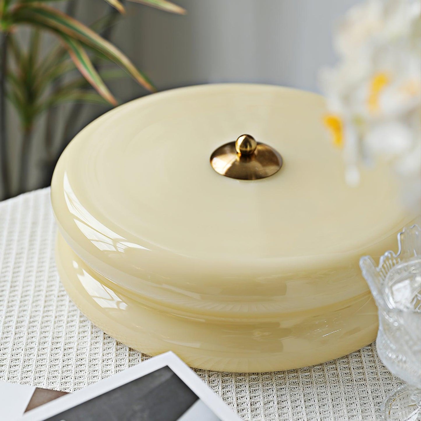 LED Art Deco Vintage Ceiling Light Fixture - Antique Style for Living Room & Dining Room Lighting