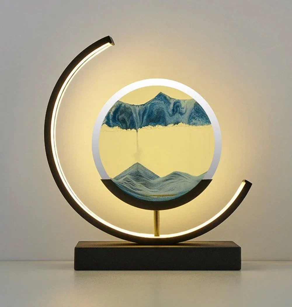 Balance Sand Art Lamp | Best Lava Lamps-Inspired Space Lamp, Cool LED Night Light for Relaxing Bedroom & Living Room Decor