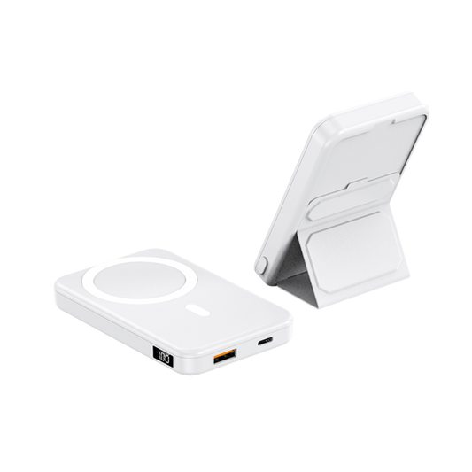 Wireless Power Bank for Phone - 10K mAh Magnetic Portable Charger