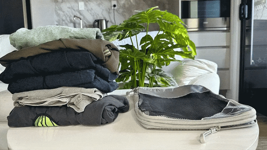 Compression Packing Cubes | Maximise Space by 60%, Lightweight & Durable for Travel, Hiking, Camping & Road Trips