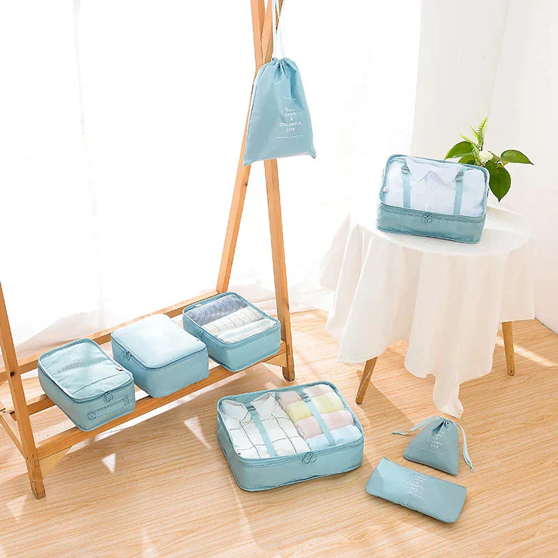 Easy-Pack Travel Cubes | 8-Piece Set for Organized Packing & Hassle-Free Travel