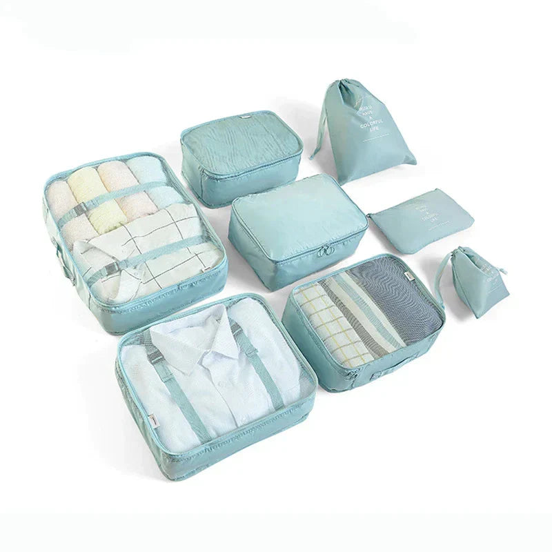 Easy-Pack Travel Cubes | 8-Piece Set for Organized Packing & Hassle-Free Travel