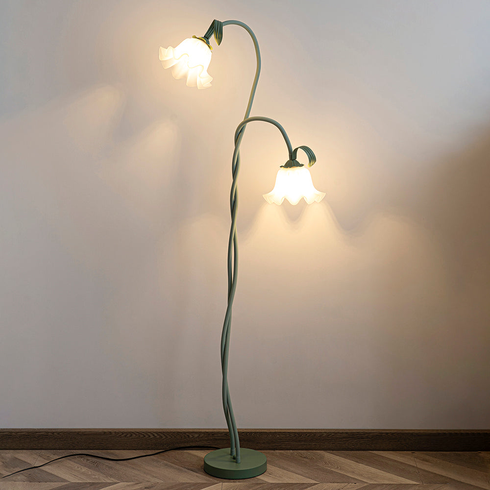 LED Floor Lamp with Calla Flower Design - Modern Lighting for Living Room & Bedroom Decor
