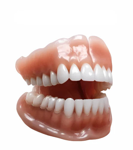 Customized Full Denture Set | Natural Ivory & Classic White for Comfortable, Youthful Smiles
