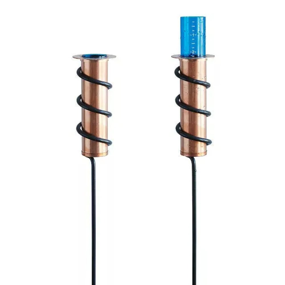 Copper Rain Gauge | Durable, Floating Design for Home Garden & Lawn Water Measurement