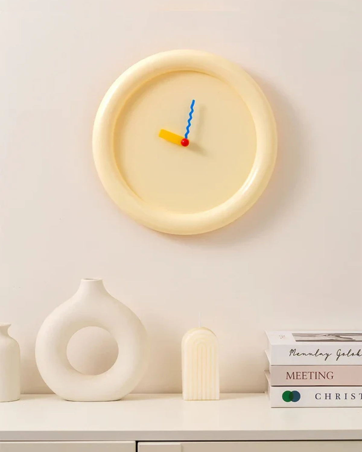 Luxury French Wall Clock - Vintage Design with Roman Numerals for Home Decor & Office Use