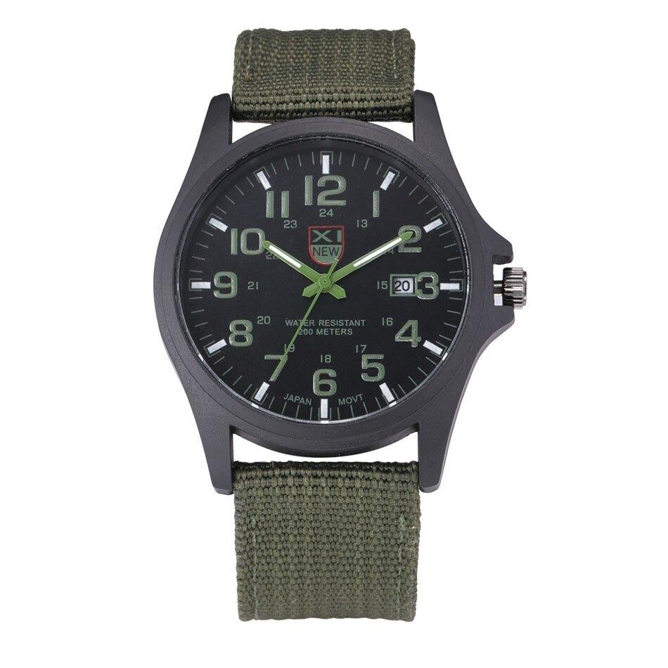 ShadowGuard™ | Luminous Military Wristwatch with Tactical Features | Waterproof, Shock Resistant, Ideal for Outdoor Adventures & Survival