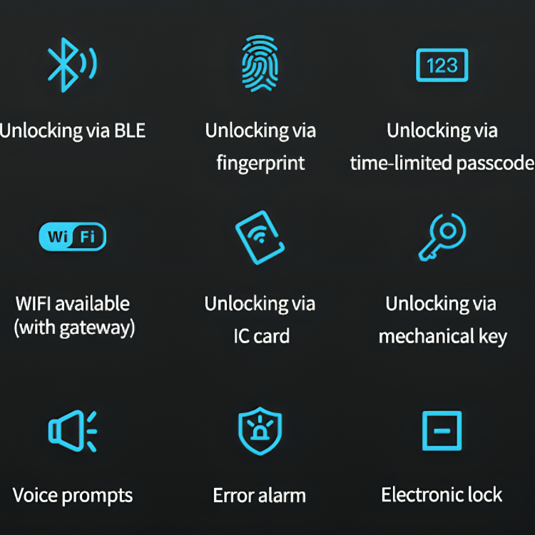 MysticGuard™ | Keyless Smart Door Lock with Biometric Access | Secure Entry for Home & Office